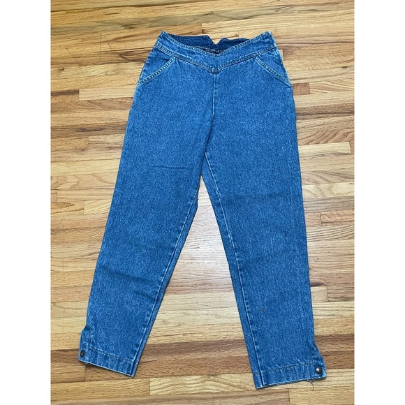 Cherokee Denim - Cherokee Women's 11 Blue Jeans Denim Cotton Skinny Leg‎ 80s Mom VTG USA